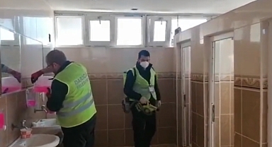 Darıca Belediyesi’nden deprem bölgesinde hijyen çalışması