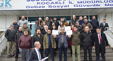 SGK çalışanları eylem yaptı!