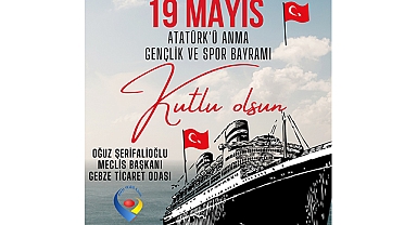 Şerifalioğlu’dan 19 Mayıs mesajı