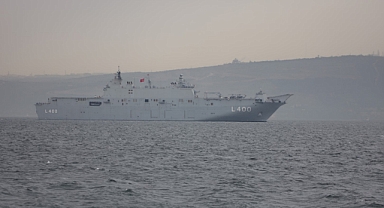 TCG Anadolu körfeze demir attı