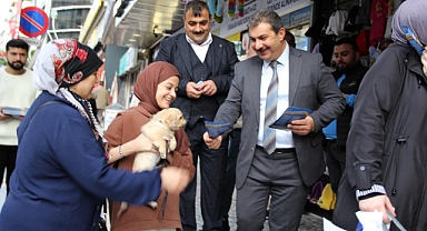 Servet Günay Çayırova'yı sokak sokak geziyor...