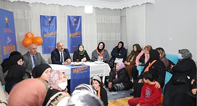 Büyükgöz'den Mahallelerde Hane Ziyaretleri