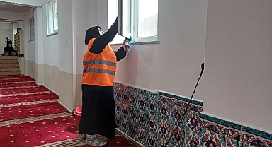 Çayırova'da ibadethaneler temizleniyor