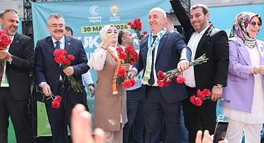Darıca’da coşkulu miting!