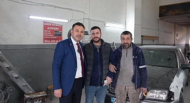Mustafa Türel Tatlıkuyu esnafını dinledi