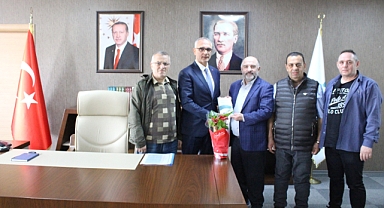 Trabzonlular Derneği'nden Hasan Soba'ya tebrik ziyareti!