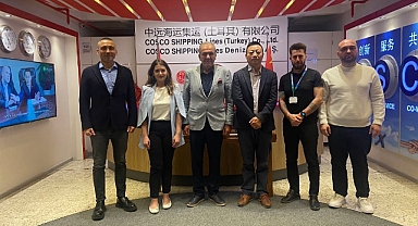 Beslen Çakan, COSCO Türkiye Ofisi'ni Ziyaret Etti