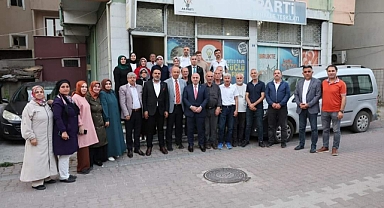 İki başkan mahalle teşkilatları ile buluştu