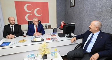 Başkan Büyükgöz’den MHP'ye hayırlı olsun ziyareti
