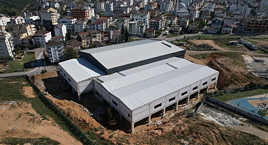 Yeni spor salonu ve sporcu fabrikasında çalışmalar sürüyor