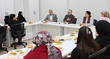 Başkan Çiftçi, Şekerpınar’daki kursiyerlerle bir araya geldi