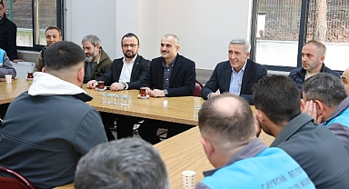 Çiftçi, “Emeğiniz, şehrimizi daha güzel ve temiz kılıyor”