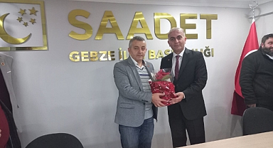Gebze Mahalle Muhtarlarından Saadet Partisi İlçe Başkanı Erkan Vural’a Ziyaret