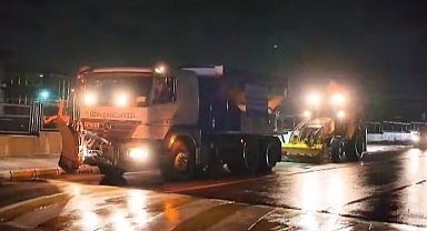 Gebze’de ekipler kar teyakkuzunda