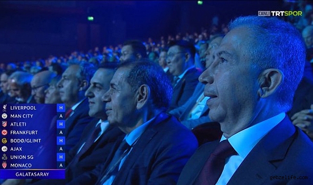 Kura çekiminin ardından Galatasaray yönetimi Ve Açıklamaları