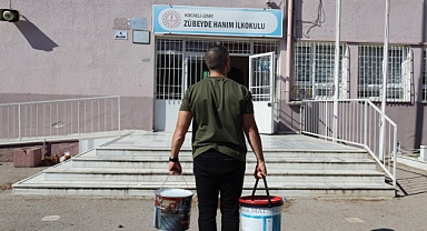 Okullara son 5 yılda 547 bin litre boya desteği