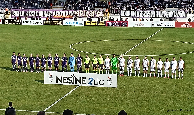 Gebzespor, Son Dakika Golüyle Bir Puanı Kurtardı!