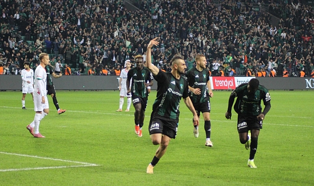 Yeşil-Siyahlılardan Üst Üste Üçüncü Galibiyet