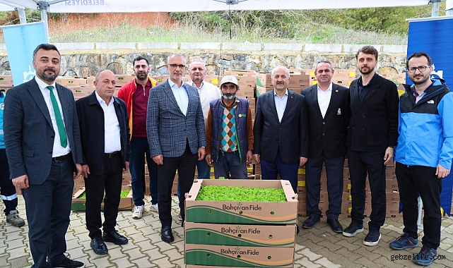 Gebze Bölgesi Sebze Fidesi Dağıtım Töreni Kadıllı’da Gerçekleşti