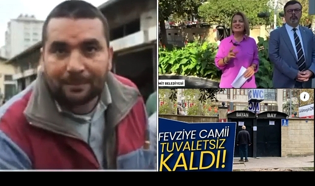 İzmit’te belediye tuvaleti kapadı, Sivas’taki görüntüler akıllara geldi