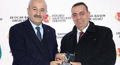 Yakup Uzun’a Basın Onur Günü’nde Anlamlı ödül