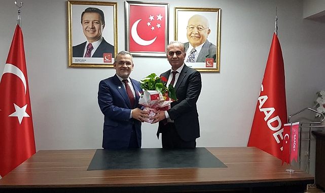 Yeniden Refah’tan Saadet Partisi’ne Hayırlı Olsun Ziyareti