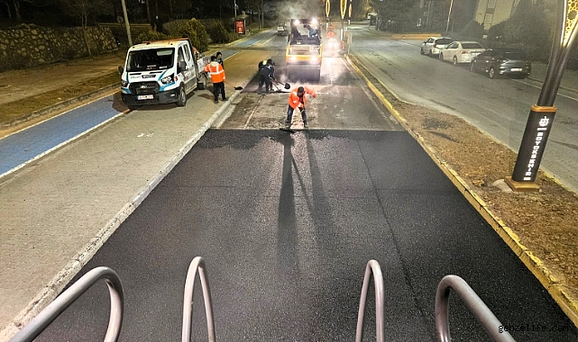  Büyükşehir’den yoğun asfalt mesaisi